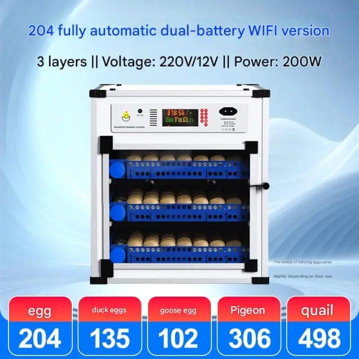 204 Egg WiFi Incubator